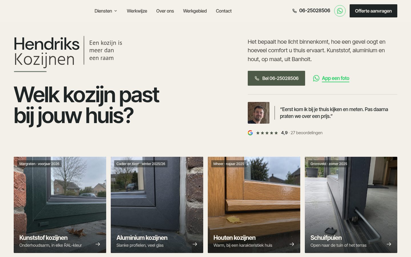 Voorstel 2 op een computerscherm